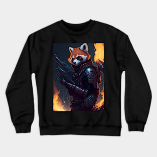 Flame-Forged Paws Crewneck Sweatshirt